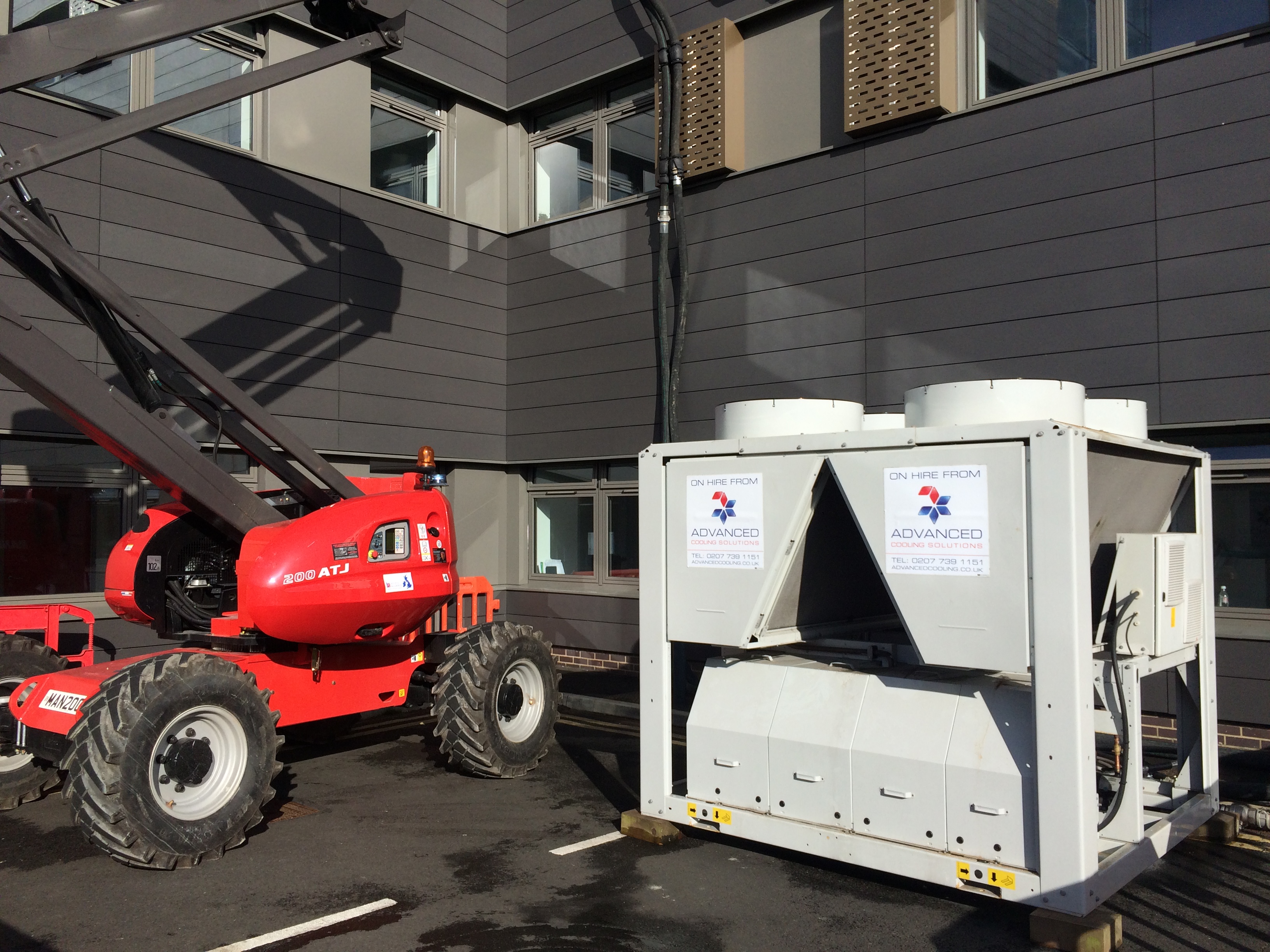 220kw temporary chiller