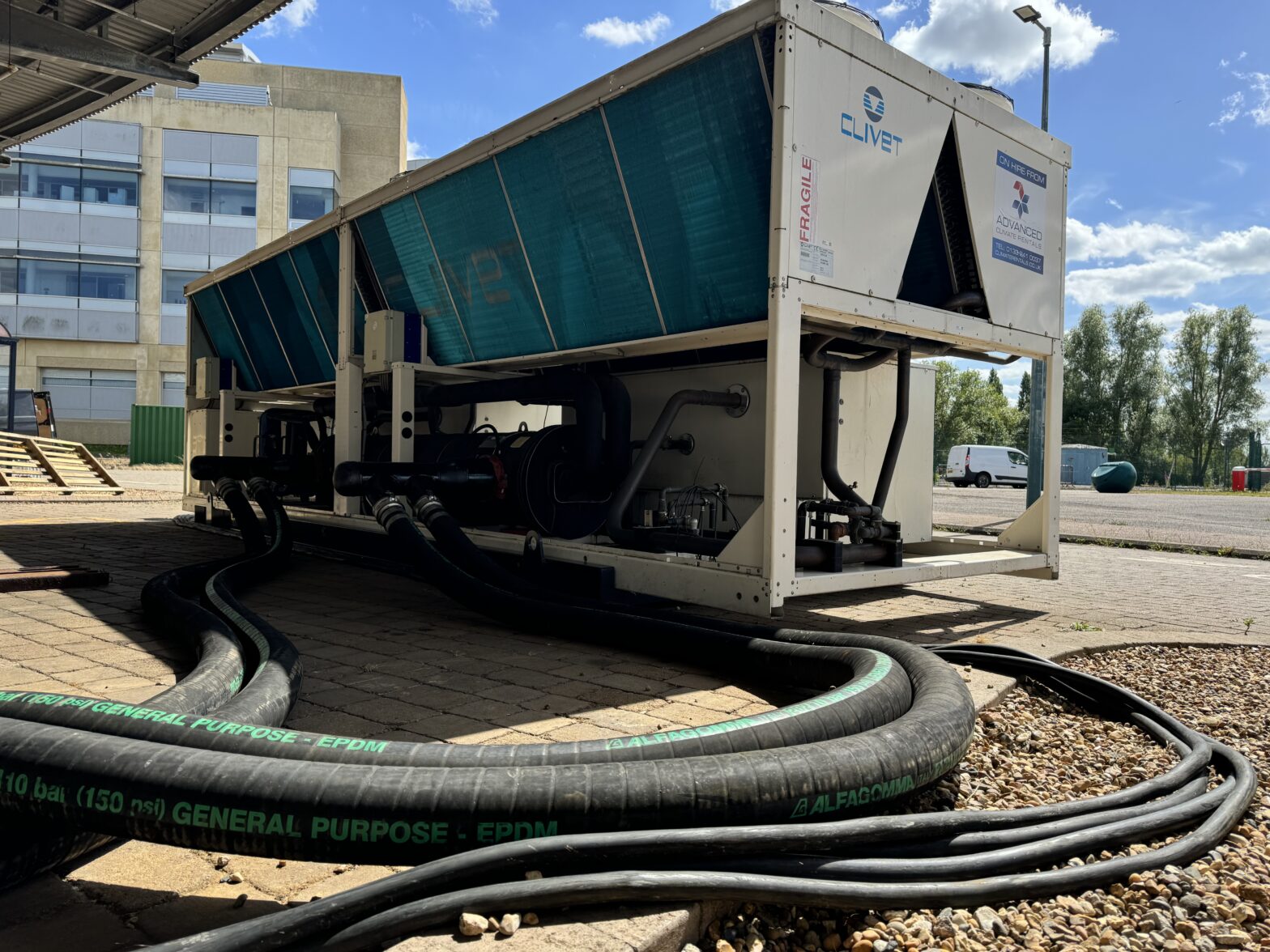 1000kW Process Chiller Unit Hire for a Major Pharmaceutical Manufacturer